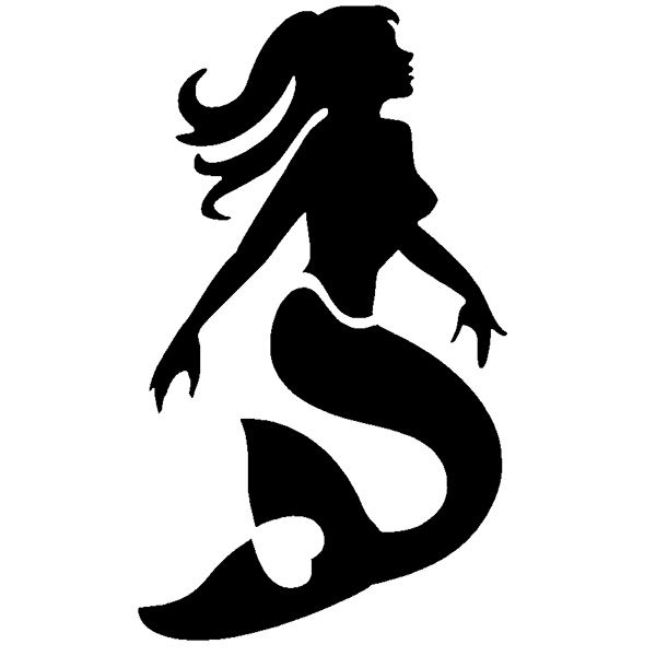 Glitter Tattoo Stencil Mermaid| |Facepaintshop