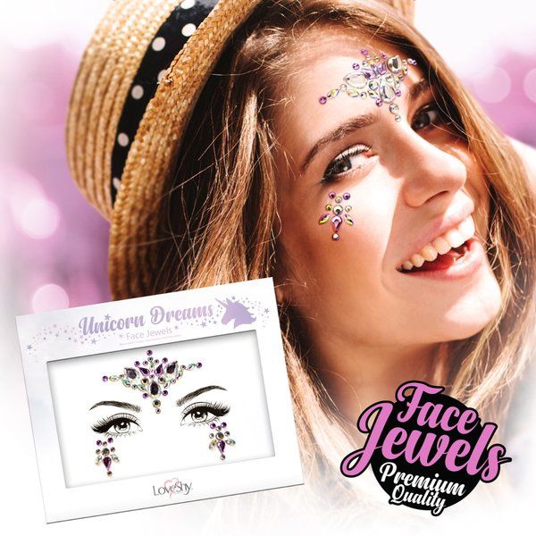 Glow In The Dark Face Jewels Style 1 Facepaintshop