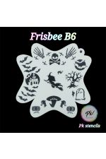 Frisbee Facepaintingstencil B6