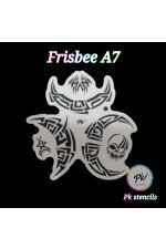 Frisbee Facepaintingstencil A7