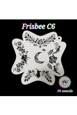 Frisbee Facepaintingstencil C6