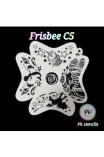 Frisbee Facepaintingstencil C5