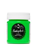 Global Face & BodyArt Liquid Paint UV Green 45ml