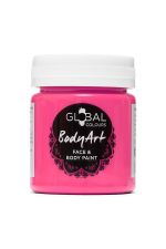 Global Face & BodyArt Liquid Paint UV Pink 45ml