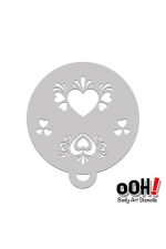 oOh Body Art Magic Heart Stencil