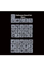Facepaintingstencil Halloween Set