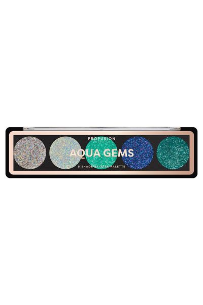 Profusion Glitter Palette Aqua Gems