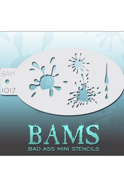 Bad Ass Bams FacePaint Stencil 1017