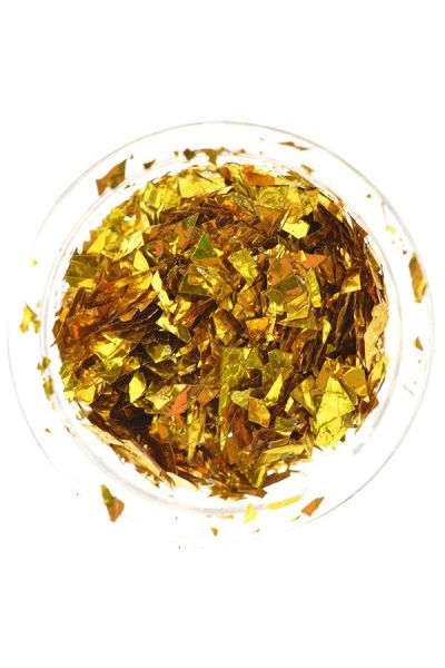 Cosmetic Metallic Flakes Gold