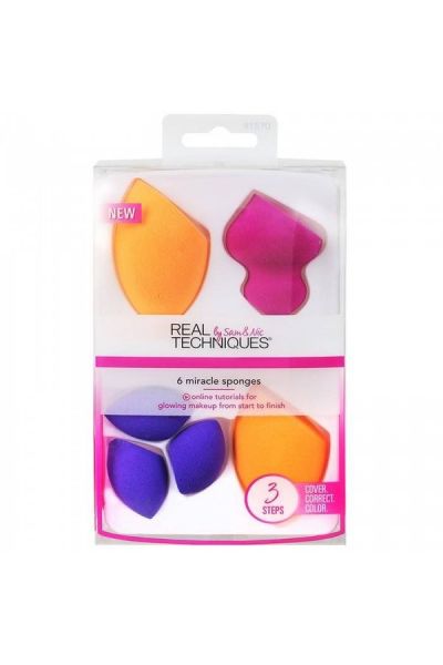 Real Techniques 6 Miracle Sponges