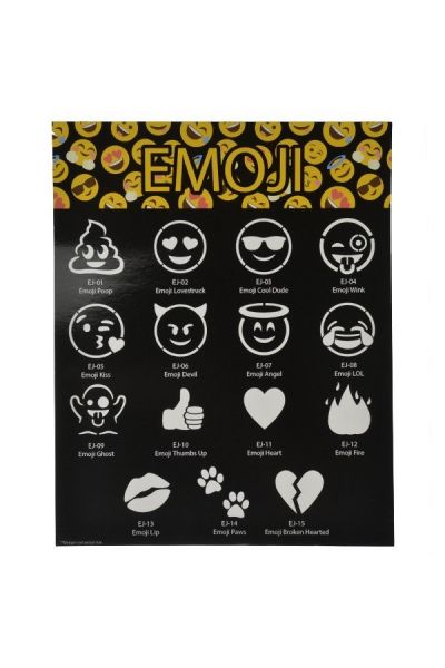 Glimmer Emoji Set with poster