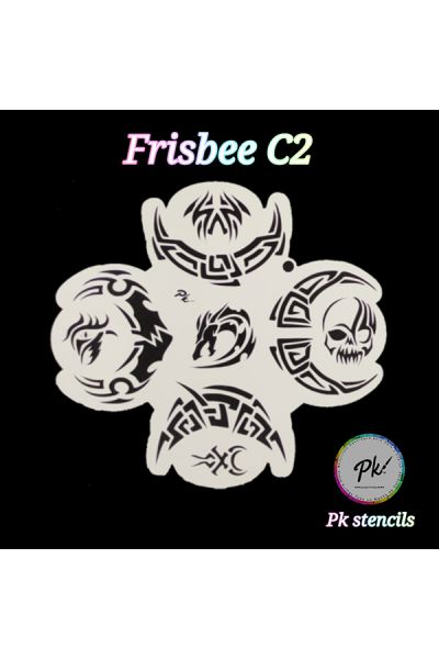 Frisbee Schminkstencil C2