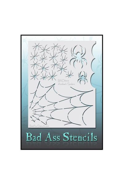 Bad Ass Stencil Bad 6013 Spiderz