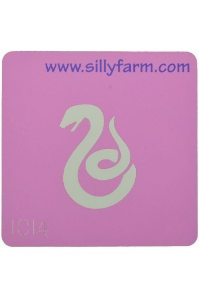 Facepaint Stencil Sillyfarm Snake Long