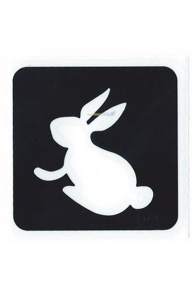 Glittertattoo Stencil Bunny Rabbit (5 pack)