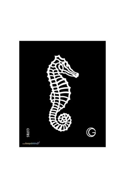 Seahorse Hd Stencil