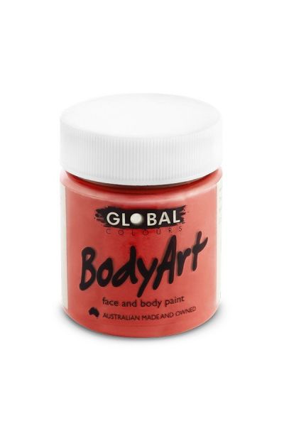 Global Bodyart Liquid Paint Brilliant Red 45ml