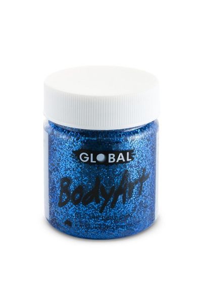 Global Bodyart Glittergel Blue