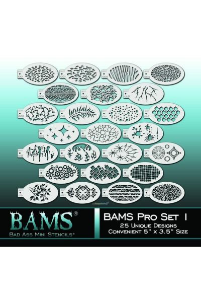 Bad Ass 25 Stencils Pro Set 1