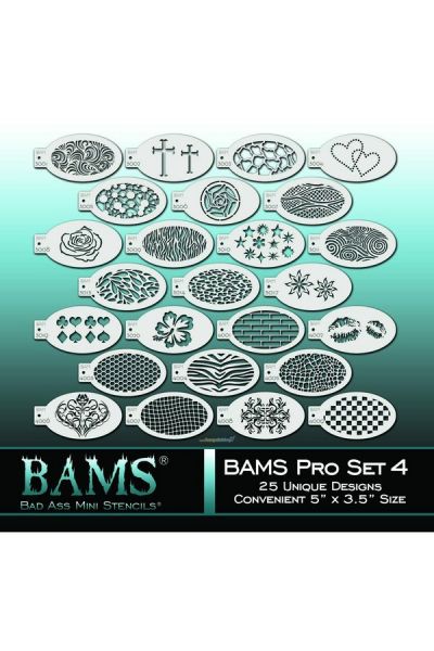 Bad Ass 25 Stencils Pro Set 4