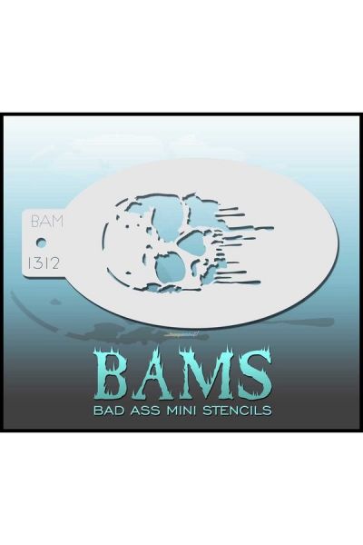 Bad Ass Bams FacePaint Stencil 1312