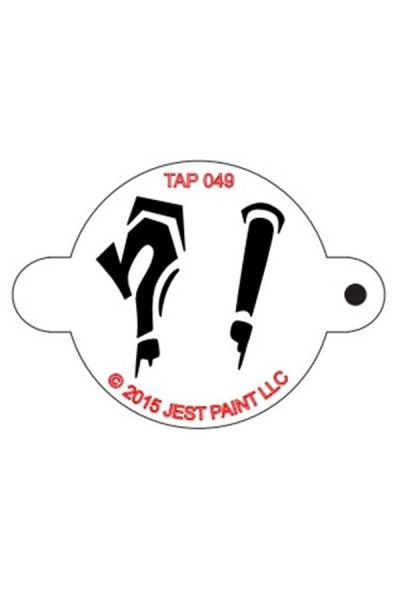 Tap Facepaint Graffiti Punctuation Marks