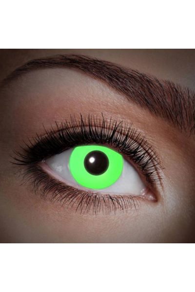 Fun Lenses Uv Flash Green