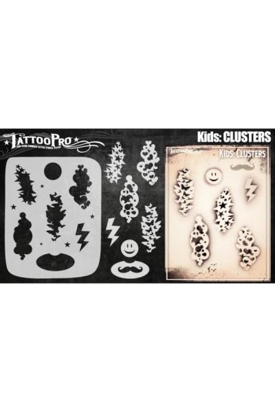 Wiser Airbrush Tattoo Clusters
