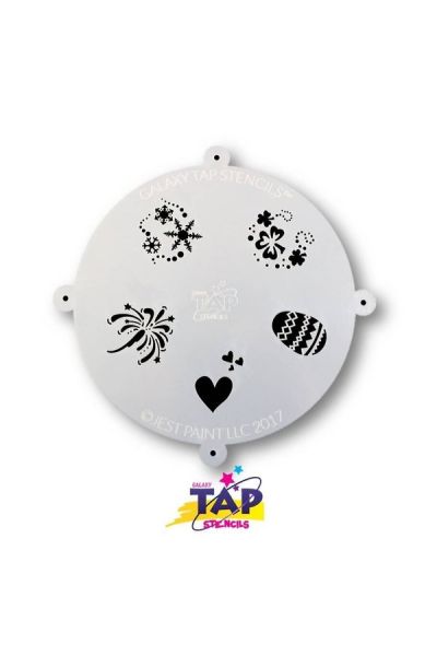 Tap Galaxy Holidays Schmink Stencils