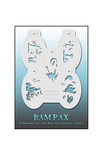 Bad Ass Bam-Pax Haunted Schmink Sjabloon