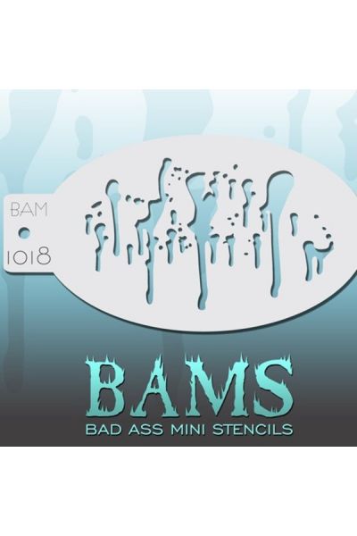 Bad Ass Bams FacePaint Stencil 1018
