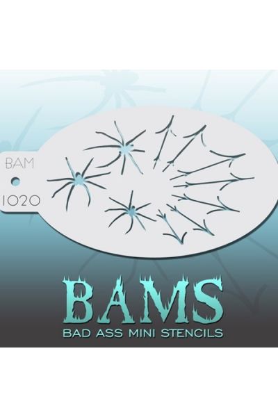 Bad Ass Bams FacePaint Stencil 1020