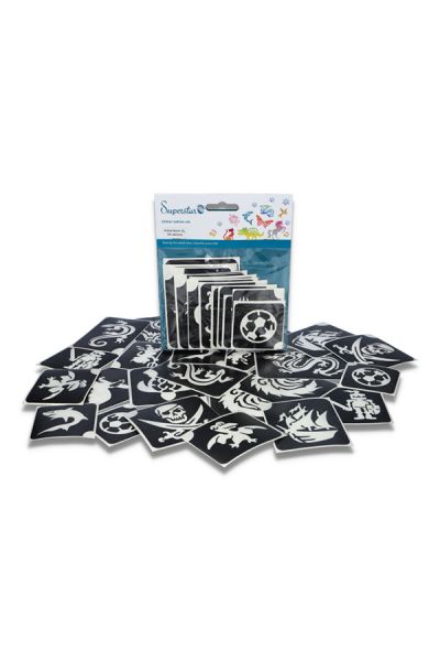 Superstar Adventure Glitter Tattooset