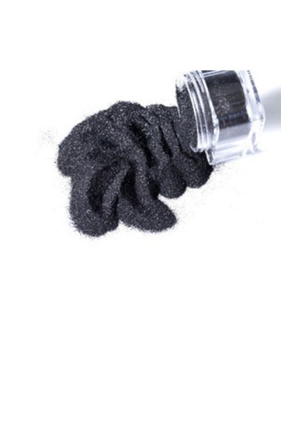 Glimmer Cosmetic Glitter Jar Black Onyx