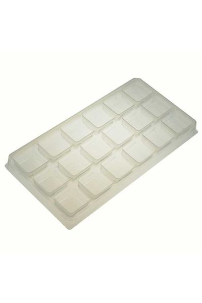 Clear Plastic Trays 18 Compartments