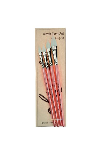 Aliyah Flora Brush Set 4 pcs