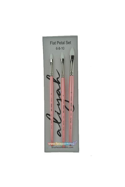 Aliyah Flat Petal Brush Set 3 pcs