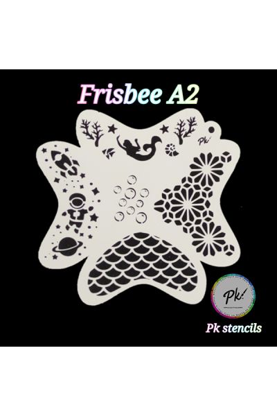 Frisbee Schminkstencil A2
