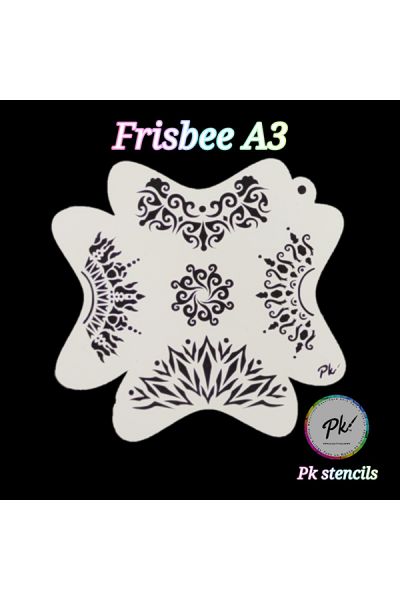Frisbee Schminkstencil A3