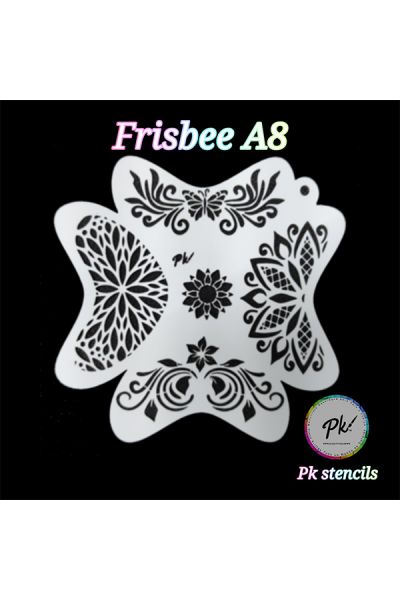 Frisbee Schminkstencil A8