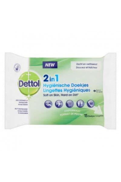 Dettol 2 in 1 Wipes