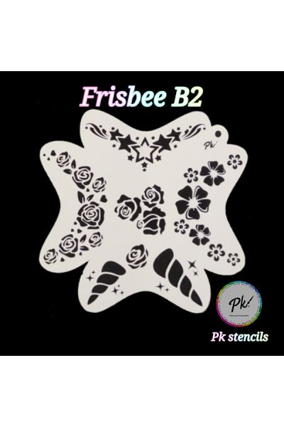 Frisbee Schminkstencil B2