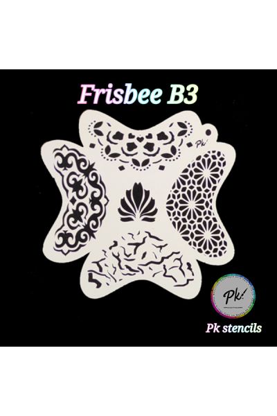 Frisbee Schminkstencil B3