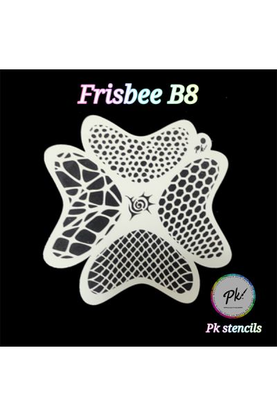 Frisbee Facepaintingstencil B8