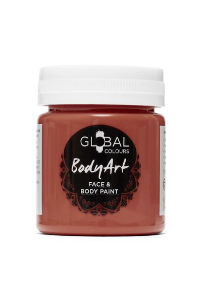 Global Bodyart Liquid Paint Brown 45ml