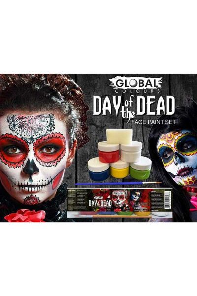 Day Of The Dead Facepaint Set