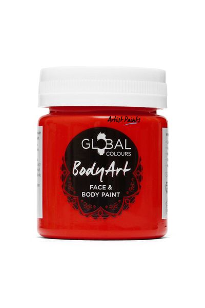 Global Bodyart Liquid Paint Deep Red 45ml