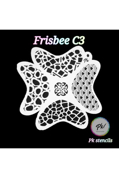 Frisbee Schminkstencil C3
