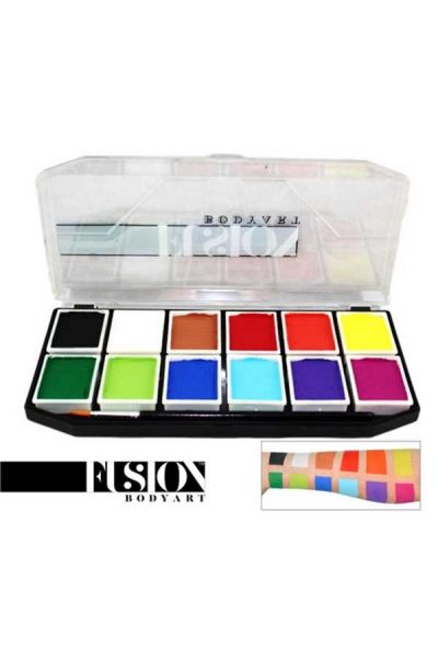 Fusion Body Art Facepainting Sampler Palette