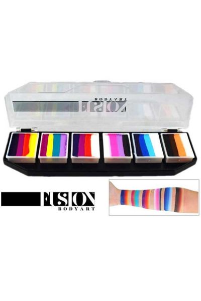 Fusion Body Art Rainbow Splash Palette